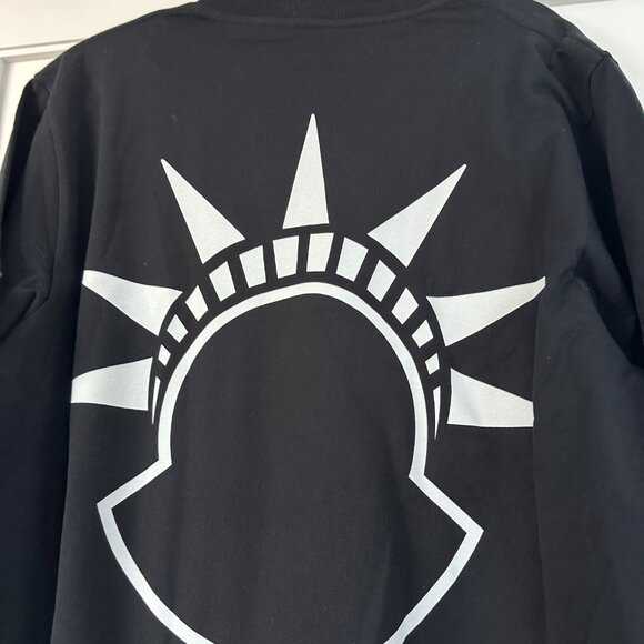 NWT Moncler x Alicia Keys T-Shirt Sz Small in Black Short Sleeves Unisex - Picture 7 of 7